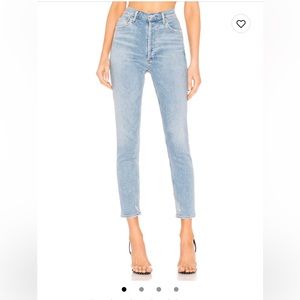 Revolve Agolde Nico High Rise Slim Fit Jeans